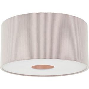 LeGer Home by Lena Gercke Plafondlamp Kathleen Cordstof, Ø 45 cm, E27, beige (1 stuk)