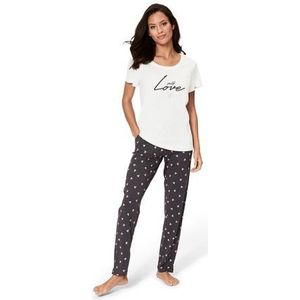 s.Oliver RED LABEL Beachwear Pyjama met hartjesprint (2-delig)