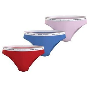 Tommy Hilfiger Underwear Bikinibroekje 3 PACK BIKINI (EXT SIZES) met tommy hilfiger logoband (Set van 3)