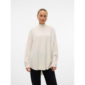 Vero Moda Gebreide trui VMPLAZA LS HIGHNECK LONG PULLOVER GA BOO