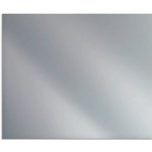 Artland Keukenwand Uni aluminium geborsteld Aluminium spatscherm met plakband, gemakkelijke montage