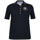 VIA APPIA DUE Sportief poloshirt met borstpatch Plus Size