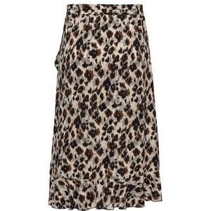 Only Wikkelrok ONLCARLY FLOUNCE LONG SKIRT