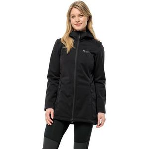 Jack Wolfskin Functioneel jack WINDHAIN COAT W in een eenvoudig ontwerp