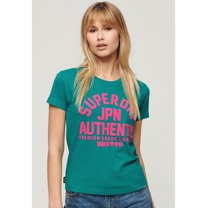 Superdry Shirt met print PUFF PRINT ARCHIVE FITTED TEE