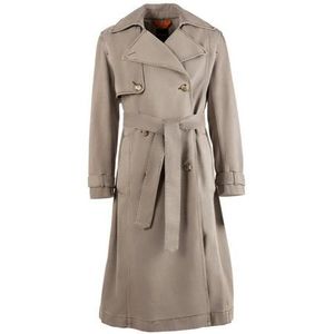 Boss Orange Trenchcoat C_Chenny-D met reverskraag (2-delig, Met een bindceintuur)