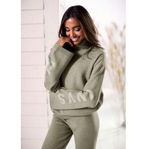 Elbsand Sweater Coltrui - Lounget-shirt van zacht breiwerk, loungewear