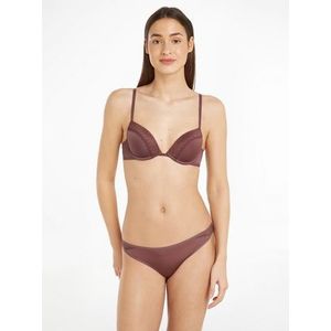 Calvin Klein Push-up-bh PUSH UP PLUNGE met logo print op de bandjes