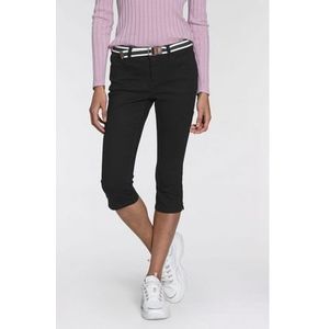 KangaROOS Capri jeans Capri-jeans met riem Skinny fit, met split, normale taille (set, Met een afneembare riem)