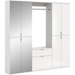 Kastonderdelen - Wit Imitatie - Hoogglans - Spiegelglas - Made in Poland