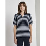 TOM TAILOR T-shirt »Gestreept poloshirt«