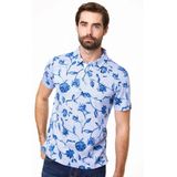 Pierre Cardin Poloshirt bloemenprint