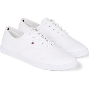 Tommy Hilfiger Sneakers CANVAS LACE UP SNEAKER in smalle vorm, vrijetijdsschoen, halfschoen, veterschoen