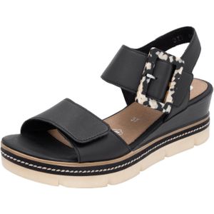 Remonte - D2L53-00 - Sandalen - Zwart - Leer