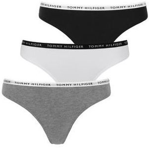 Tommy Hilfiger Underwear T-string met smalle logoboord (3 stuks)