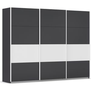 rauch Schuifdeurkast Kledingkast Kast Garderobe CORTONA inclusief indeling, 2 stoffen dozen en extra planken