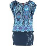 BUFFALO LONDON lang shirt met etnodessin