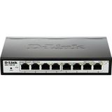 D-Link neon-rood/neon-blauw »8-Port Gigabit Smart Switch DGS-1100-08«