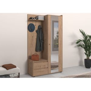 INOSIGN Kledingkast Kosmo met spiegel afmetingen 118 x 30 cm, hoogte 190 cm, breedte 110 cm