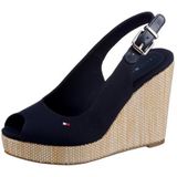 Tommy Hilfiger Sleehaksandaaltjes ICONIC ELENA SLING BACK WEDGE