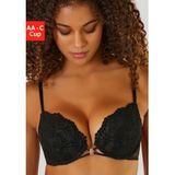 Lascana Push-up-bh met praktische sluiting aan de voorkant, sexy lingerie