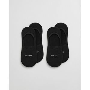 Gant Enkelsokken INVISIBLE SOCKS 2-PACK met siliconen inzetstuk op de hiel