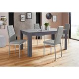 my home eethoek Lynn160/Brooke Tafel met 4 stoelen (set, 5-delig)