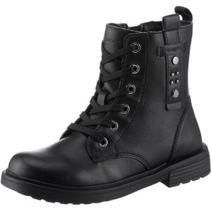 Geox Veterschoenen J ECLAIR GIRL M Bikerboots, winterlaarzen, laarzen met modieuze blokhak
