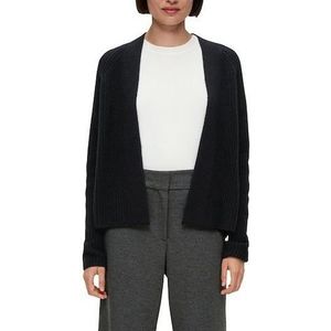 s.Oliver BLACK LABEL Cardigan met plat striklint bij de halsopening aan de voorkant