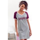 KangaROOS Big-shirt met contrastkleurige raglanmouwen