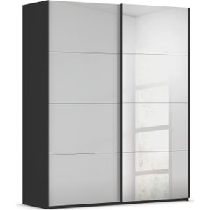 rauch Schuifdeurkast Kledingkast Kast Garderobe Slaapkamerkast SCALE-FYRA edel vierdelige deuren spiegel/glas-mix veel kleuren made in germany