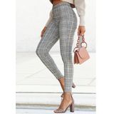 Lascana Highwaist legging met geruit patroon