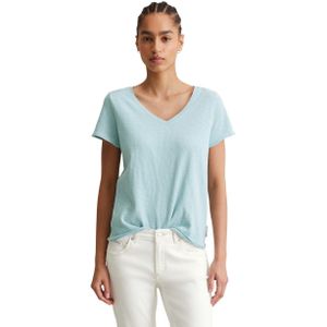 Marc O'Polo DENIM Shirt met V-hals in casual slub-jersey-kwaliteit