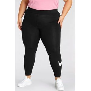 Nike Sportswear Legging Essential WoMen's Mid-Rise Swoosh Leggings (Plus Size)