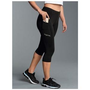 Trigema Jerseybroek TRIGEMA korte sportleggings met zijzak (1-delig)