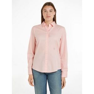 Tommy Hilfiger Overhemdblouse ESS POPLIN REGULAR SHIRT met popeline, geborduurd tommy hilfiger logo