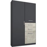 RAUCH Garderobekast met garneringen in beton-look