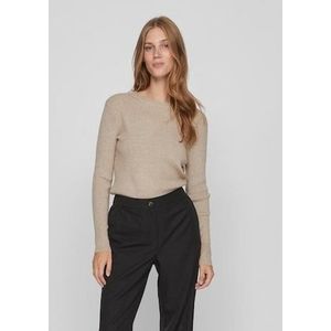 Vila Trui met ronde hals VICOMFY O-NECK L/S KNIT TOP/SU - NOOS