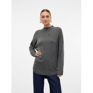 Vero Moda Gebreide trui VMPLAZA LS HIGHNECK LONG PULLOVER GA BOO