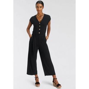 Tamaris Jumpsuit in culotte-stijl met knoopsluiting