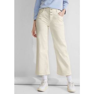 STREET ONE 5-pocket jeans DENIM CULOTTE met elastaan en uitlopend