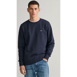 Gant Sweatshirt REG SHIELD C-NECK SWEAT met logoborduursel op borsthoogte