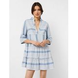 Vero Moda tuniekjurk VMAKELA 3/4 CHAMBRAY TUNIC