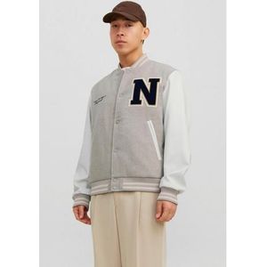 Jack & Jones Jack in collegestijl JORCOLLEGE WOOL BLEND BOMBER NOOS