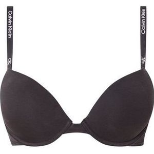 Calvin Klein Push-up-bh PUSH UP PLUNGE met logo print op de bandjes