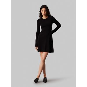 Calvin Klein Sweatjurk CK INTARSIA SWEATER DRESS