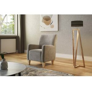 Home affaire Fauteuil Viva met binnenvering, met beukenhouten poten