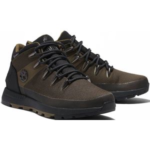 Olijf - Snowboots - Waterdicht - Vetersluiting - Enkelhoog