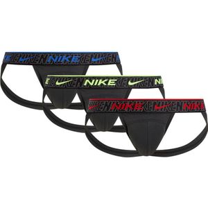 Nike 0000ke1013 Jockstrap 3 Eenheden Veelkleurig Man