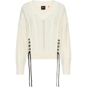 Boss Orange Gebreide trui Fangallo Premium Damesmode